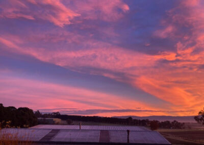 Sunrise over the Yarra Valley